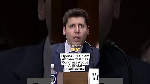 OpenAI CEO Sam Altman US Congress meeting #samaltman #artificialintelligence #ai #chatgpt #shorts