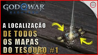 God of war Ragnarok, A localização de todos os Mapas do Tesouro #1 | Super dica