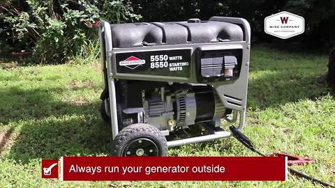 Generator Safety during a storm |Tracking the Tropics Quick Tip
