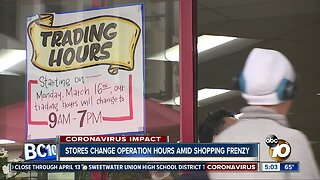 Coronavirus impact: Store cut down on hours or close until further notice