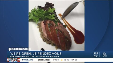 Le Rendez-vous offers takeout fare