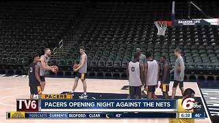 The Pacers prepare for opening night