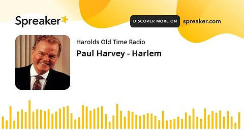 Paul Harvey - Harlem