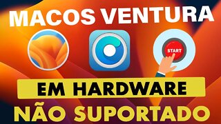 🔥 INSTALANDO MACOS VENTURA EM HACKINTOSH, MACBOOK, IMAC E MAC MINI NÃO SUPORTADO 👊 OC Legacy Patcher