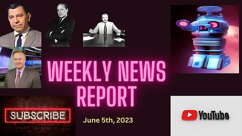 AI Parody News Weekly Update June 4th 2023 with Walter Cronkite, Detective Friday, Jack Benny and Ri