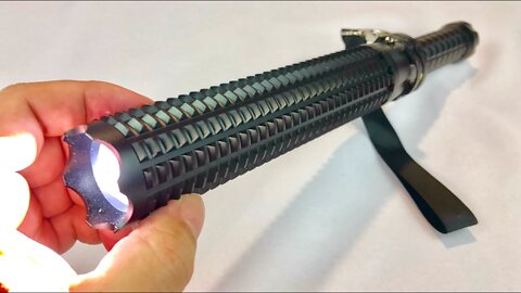 CREE LED Telescoping Extendable Tactical Baton Bat Self-Defense Strikelight Torch Flashlight review
