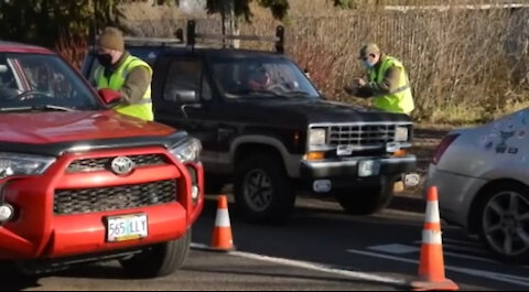 Oregon National Guard supports Lane County Health and Human Services