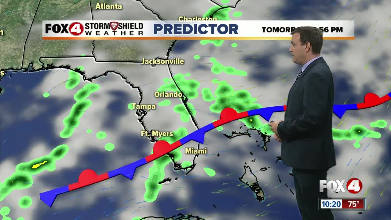 Forecast: Dry and mild Monday morning with a few afternoon/evening showers