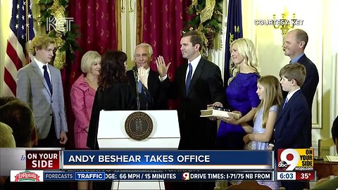 Democrat Andy Beshear sworn in as Kentucky governor