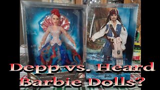 Johnny Depp vs. Amber Heard Barbie Dolls.