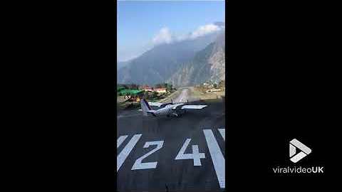 Most Spectacular Take Off On One Of The Shortest Airports In The World