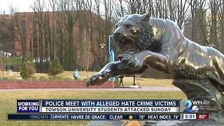 Police meet with alleged hate crime victims