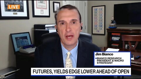 Jim Bianco joins Bloomberg to discuss Inflation Base Effect, Rate Hikes & Stock Market Performance