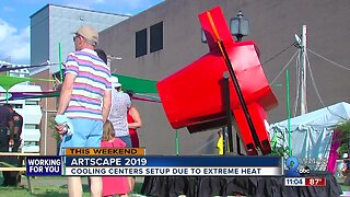 Cooling centers setup for Artscape 2019