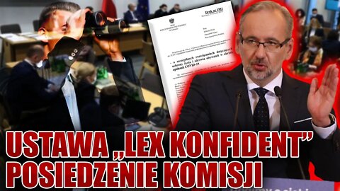 Ustawa "Lex KONFIDENT". Posiedzenie Komisji Zdrowia \\ Polska.LIVE