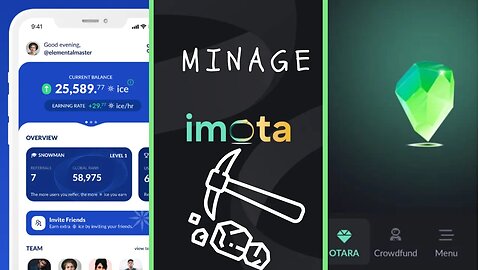 Projets minage crypto monnaie wallet application minage imoata kyc ice crypto