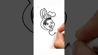 How to draw and paint Monica Easter special #shorts