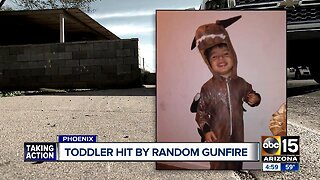 Child injured by random gunfire in Phoenix