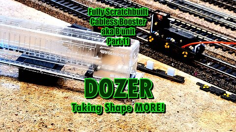 Scratchbuilt HO Scale DPU 11 DOZER Taking Shape more