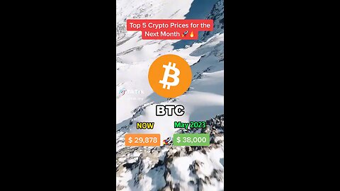 Top 5 crypto price for the next month
