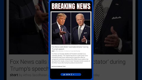 Actual Information | Fox News Labels Biden "Wannabe Dictator": Criticism Ensues | #shorts #news