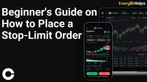 Crypto Trading Tips 3: Stop Limit Order Explained (How to Place a Stop-limit Order)