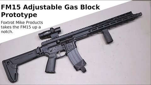 Adjustable Gas FM-15: Early Look and Shots