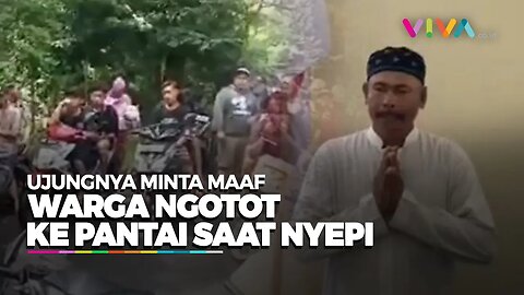 Nyolot ke Pecalang Maksa Mau ke Pantai, Warga Ini Ujungnya Minta Maaf