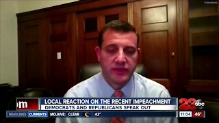 Local reaction on President Trumps second impeachment