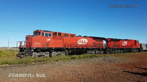 Locomotivas Dash 9 em Mauá da Serra/PR