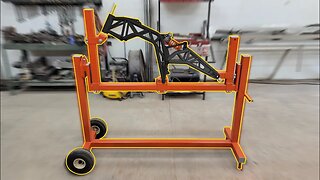 Building A Rotating Motorcycle Chassis Jig - Free Plans Available