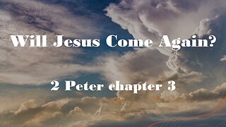 2Peter 3: 10-18 part 2 | LIVE IN LIGHT OF CHRIST'S COMING part 2 | 1/14/2024