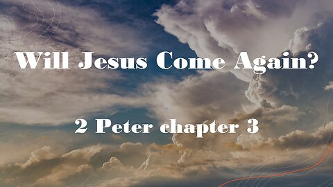 2Peter 3: 10-18 part 2 | LIVE IN LIGHT OF CHRIST'S COMING part 2 | 1/14/2024