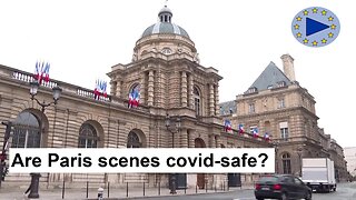 Paris, France in the Time of Coronavirus: November 2020 Stockshot
