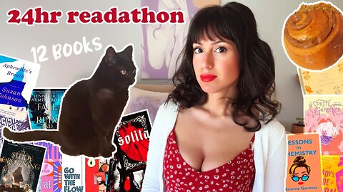 24 hour readathon | 12 books | greek island life, headstrong scientists & gothic misty mansions