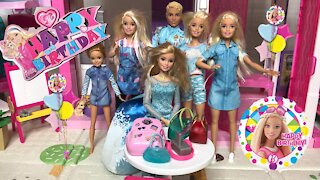 Barbie Happy Birthday Party with Ken Chelsea and Friends
