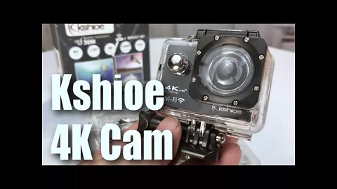 Kshioe 4K WIFI Sports Action Camera Camcorder Review