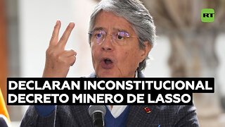 Corte de Ecuador declara inconstitucional decreto minero de Guillermo Lasso