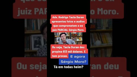 senador Sérgio moro está sem saída veja é notícia #shorts #lulapresidente13