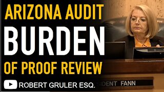 Arizona Audit Recap and Burden of Proof Discussion