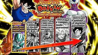 THE BANNER IN HISTORY! Dokkanfest Step Up New Year 2023 Summons Part 3 | Dragon Ball Z Dokkan Battle