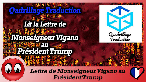 Lettre ouverte de Monseigneur Vigano au Président Trump.