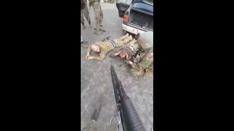 Two Ukrainian soldiers were found hiding in the trunk of a car in Severodonetsk