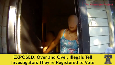 EXPOSED: Over and Over, Illegals Tell Investigators They're Registered to Vote