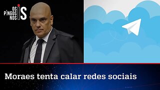 Moraes ameaça suspender o Telegram no Brasil