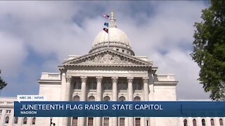 Juneteenth Flag Raised At State Capitol