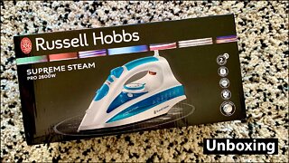 Russell Hobbs Steam Glide Professional Iron Unboxing