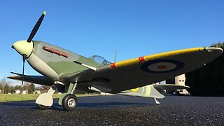 Avios Spitfire MkVb Super Scale 1450mm RC Warbird Maiden Flight
