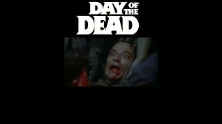 Day Of The Dead 1985 Bad way to die by zombies #shorts