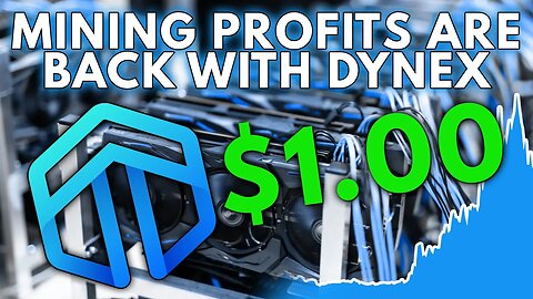 Dynex Hit's Over $1.00 | Hashrate Rising Profitability is Back